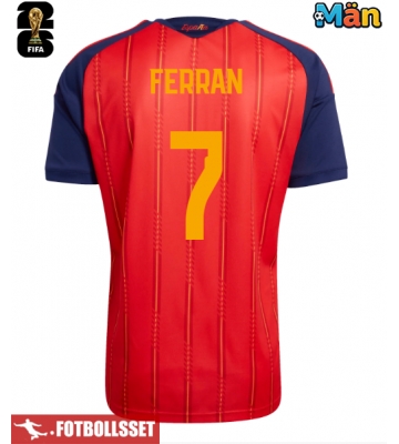 Spanien Ferran Torres #7 Hemmatröja VM 2026 Kortärmad